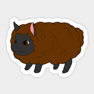 Brown Sheep Sticker